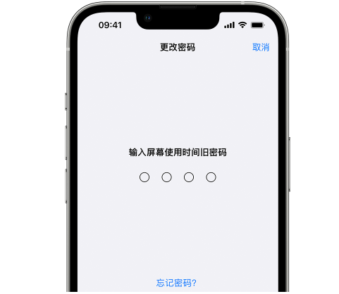 鄂托克iPhone屏幕维修分享iPhone屏幕使用时间密码忘记了怎么办 