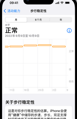 鄂托克iPhone手机维修如何在iPhone开启'步行稳定性通知'