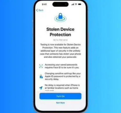 鄂托克苹果授权维修店分享被盗设备保护功能开启方法