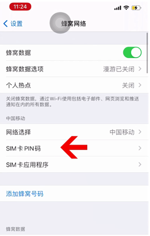 鄂托克苹果14维修网分享如何给iPhone14的SIM卡设置密码 