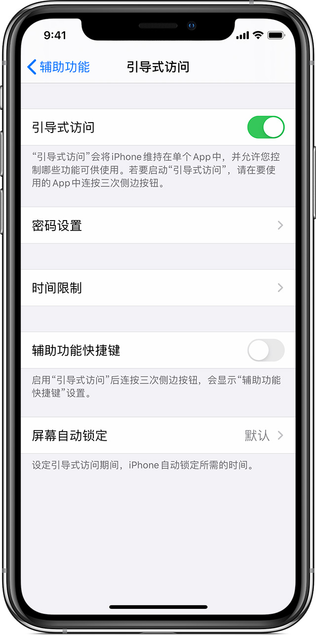 鄂托克苹果手机维修分享如何在 iPhone 上退出引导式访问 