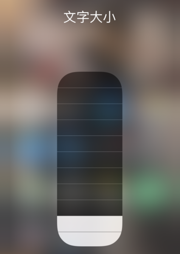 鄂托克苹果手机维修分享小技巧：在 iPhone 控制中心快速调节字体大小 