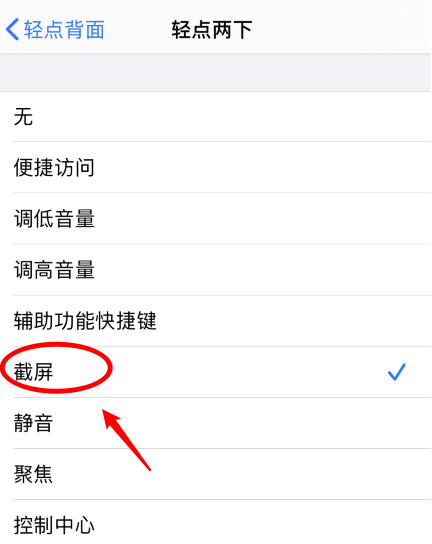 鄂托克苹果手机维修分享iPhone12如何启用双击截屏 